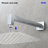 Topcraft 9" Brass Square Wall Mount Shower Arm, Universal Showering Components for Rain Shower Head-90579284