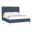 Michael Weiss Solid Wood Wingback Bed-767421964-767422011