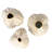 Whispering White Pleated Vase Trio
