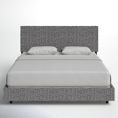 Marquise Crossweave Upholstered Standard Bed by Ebern Designs
