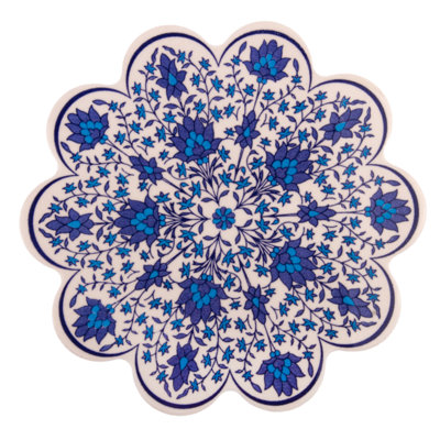 Vintage Style Ceramic Tile Trivet 7''
