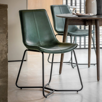Dasantila 46.5cm H Fabric Upholstered Parsons Chair in Green
