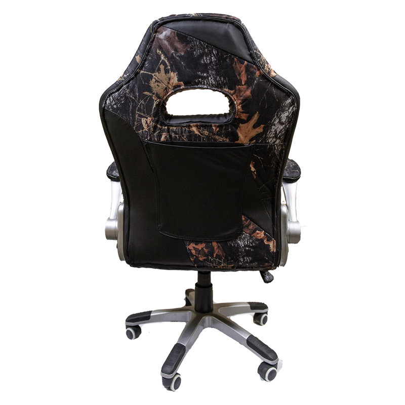 Banks Outdoors Adjustable Swiveling PC & Racing Game Chair in Black