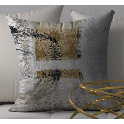 Floral Reversible Throw Pillow
