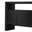 Buffet U-Style en placage de bois massif de 60 po avec portes à fermeture en douceur, rangement double, idéal pour organiser les articles essentiels dans différentes pièces U-Style, console de 60 po, minimaliste moderne, double, articles pour la maison-261582356