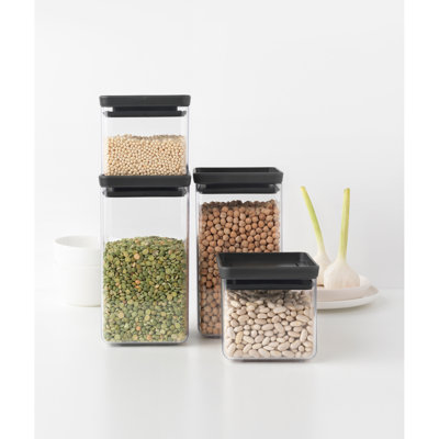 Brabantia Tasty + 4 Piece Kitchen Canister Set