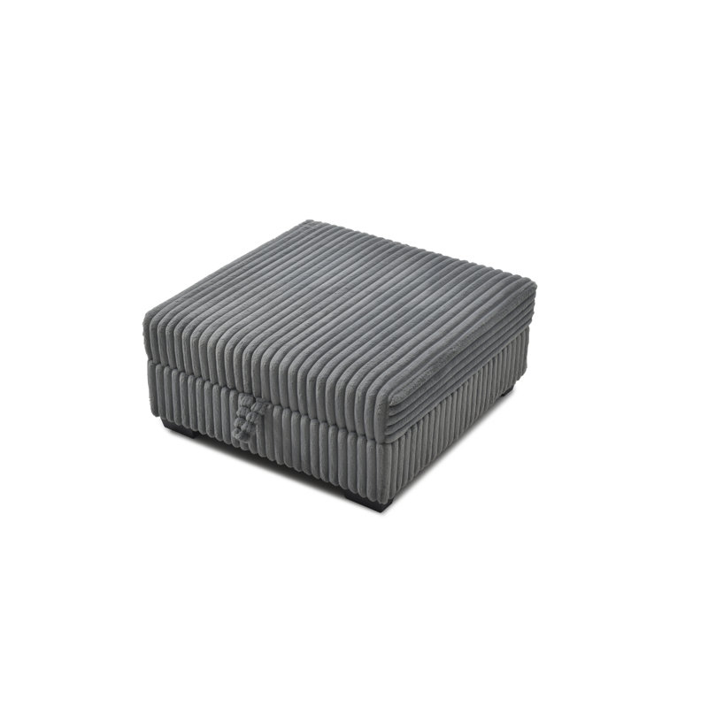 Teddy 0E02E3F3E36948068CF231A0C93F7442 Ottoman GRAY, GRAY