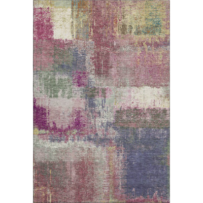 Premium Machine Washable Kumbhar AMF1354 Modern Rug