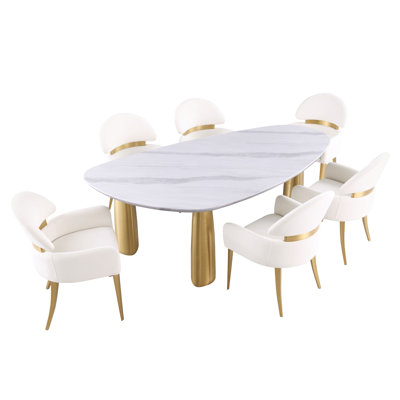 Bexar 7-Piece Dining Table Set