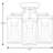 Rumaysa Glass Semi Flush Mount-41110201