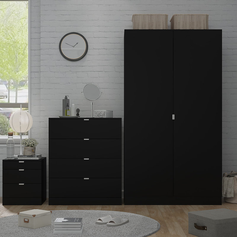 Marlyne Piece Bedroom Set, Black