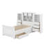 Lit plateforme simple en bois avec armoire verticale et tiroirs-2034022058