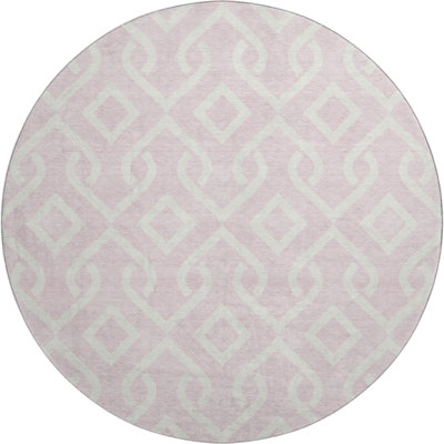 Premium Machine Washable Cerrito Pink Rug
