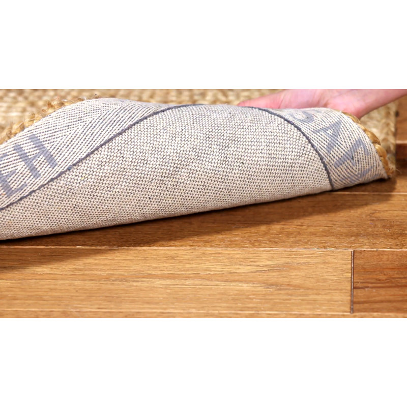 Natural Jute Flatwoven 4' x 6' Area Rug