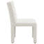 Chaise d'appoint beige Boucle, ensemble de 2