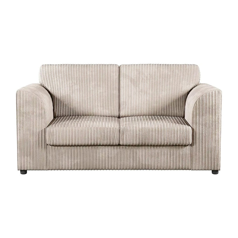 2 Seater Corduroy Sofa, Cream