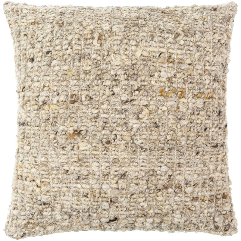  Housse de coussin et insert, H 22 po x l 22 po, Polyester/ Bourre en polyester, Bleu