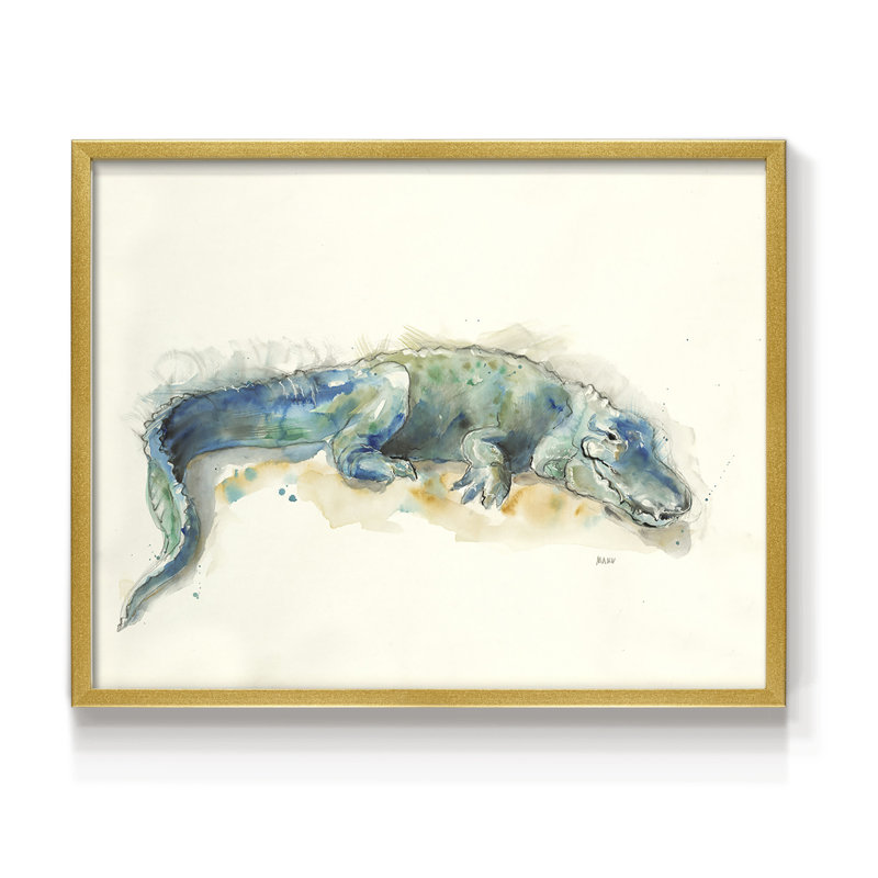 Alligator -Framed Print - Restickable