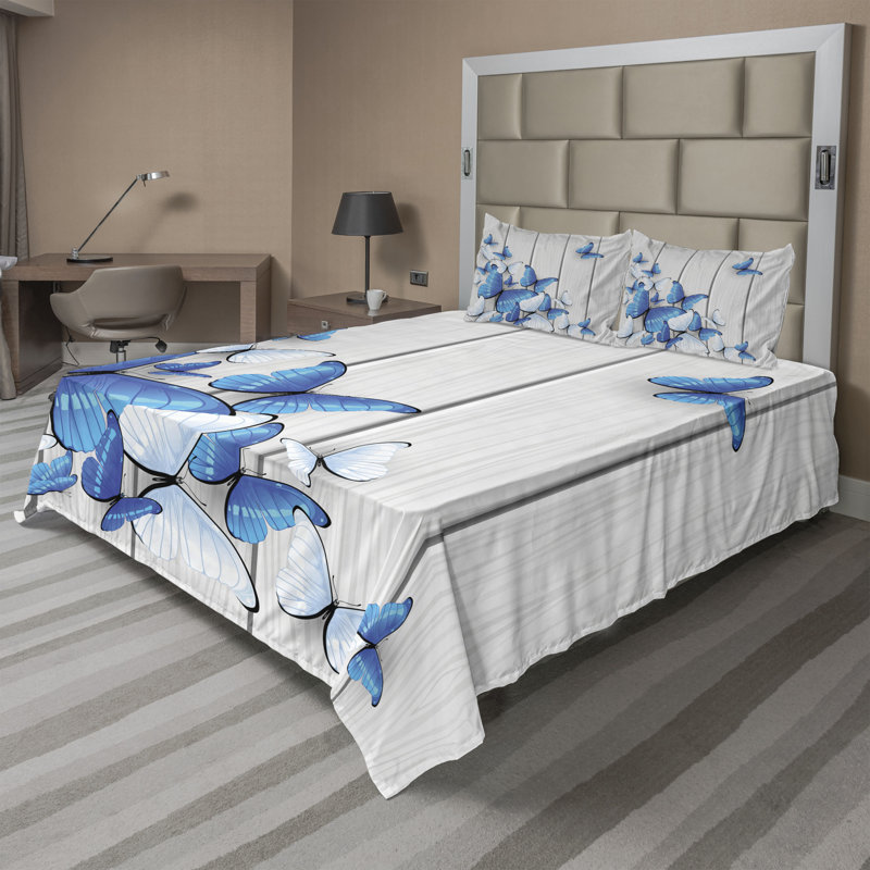 Microfiber Sheet Set, Queen Sheet Set + Fitted Sheet + 2 Pillowcases