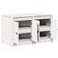 Vidaxl Kitchen Cabinet White 106 X 55 X 64 Cm Solid Pine Wood-117185120