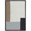 Motif géométrique brun, gris et noir à motifs géométriques minimalisme Mid-Century moderne-102488074-102488076