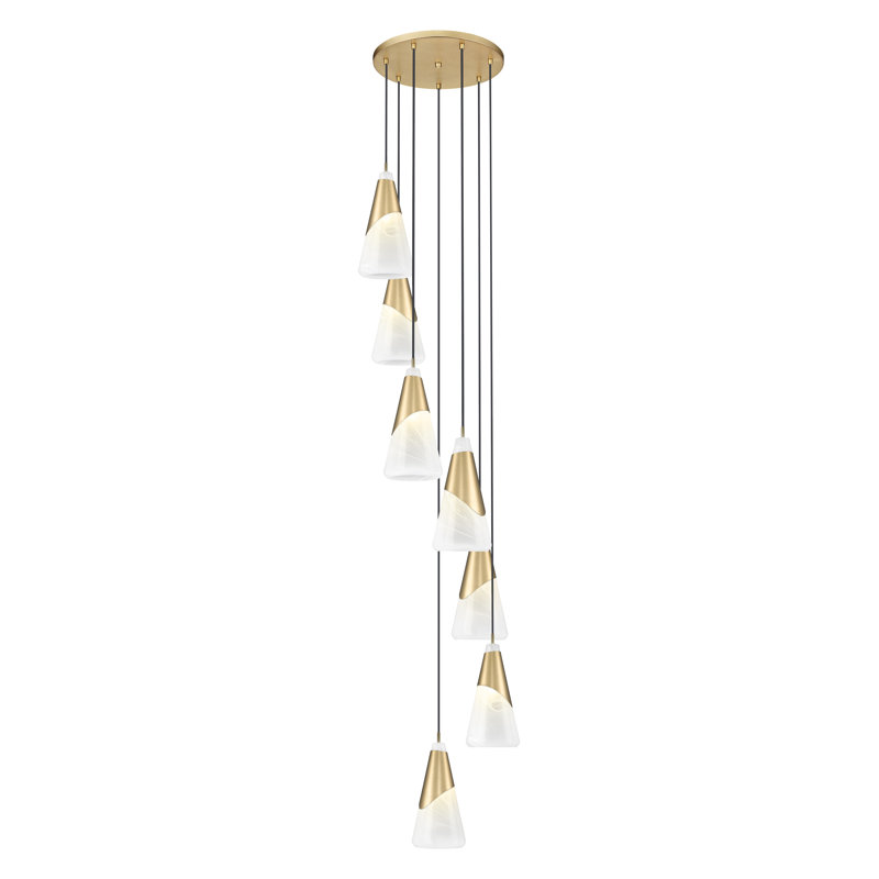 Lustre Jamess, Doré, 7 lumières