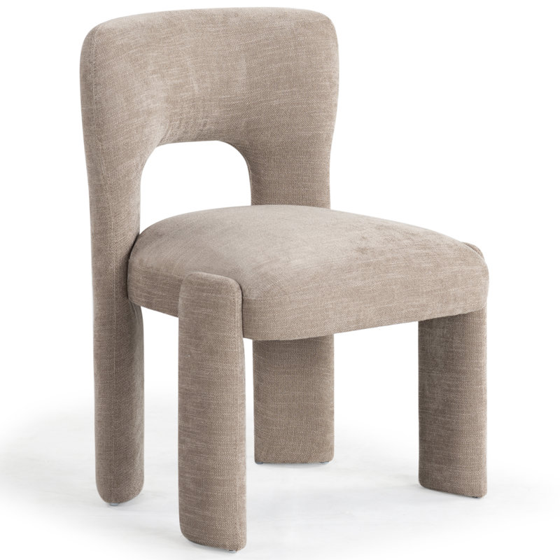 Tamlyn Performance Fabric Dining Chair, Light Brown