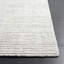 Tapis gris clair en laine et coton tissé à la main Audree-2010086419