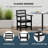 Joubert Plastic Patio Dining Arm Chair-474261934
