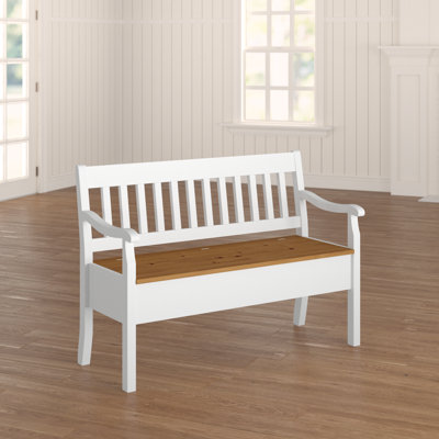 Upholstered Bench with Flip Top