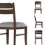Upholstered Solid Wood Dining Chair-1822780560