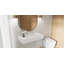 Lavabo de salle de bain mural rectangulaire en résine avec trop-plein 39,4 po x 17,7 po Badeloft WT-02-B-G-137927635