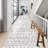 Entryway Rug Washable - Moroccan Small Area Rugs for Entryway Low Pile Indoor Mat Non Slip with Rubber Backing Thin Area Rug Pet Friendly for Front Door Kitchen Bedroom Geo Grey-1865673678