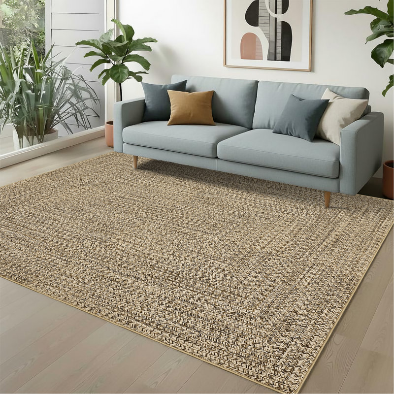 Machine Washable 3x5 Area Rug for Living Room Non Slip Bedroom Modern Rug Dining Room Office Rustic Floor Carpets Home Decor