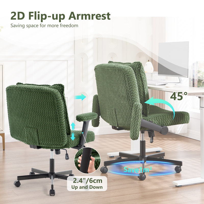 Fauteuil de bureau Criss, Vert