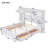 Arnitha 4 Drawers Storage Platform Bed with Bookcase Headboard-631809510-622751873