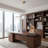 48" Modern Gold Integrated LED Wave Linear Chandelier with Acrylic Shade
