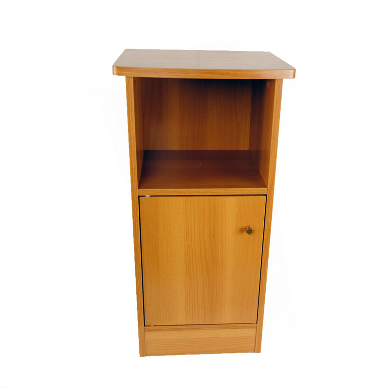 Versatile Chairside Table With Storage And Shelf, A Practical And Stylish Addition To Any Room.