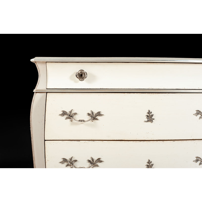 French Solid Wood 3 - Drawer Accent Chest