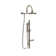 AquaRain 8-in Rain Showerhead Shower System with Adjustable Slide Bar and Multi-function Handshower