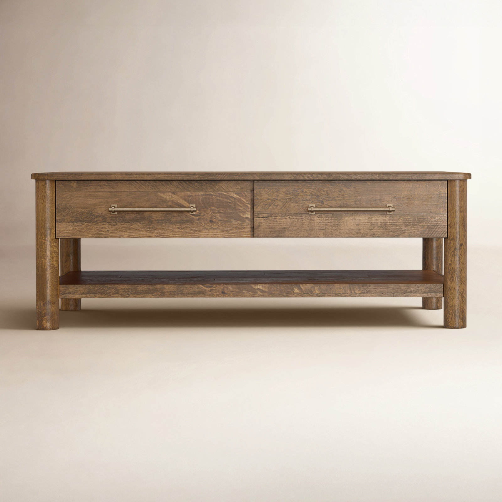 Quinn Solid Wood Coffee Table with Storage