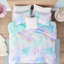 Multicolor Tie Dye Bedding For King/ King - Filling, Steam , Colourful Print Comforter Labelled,