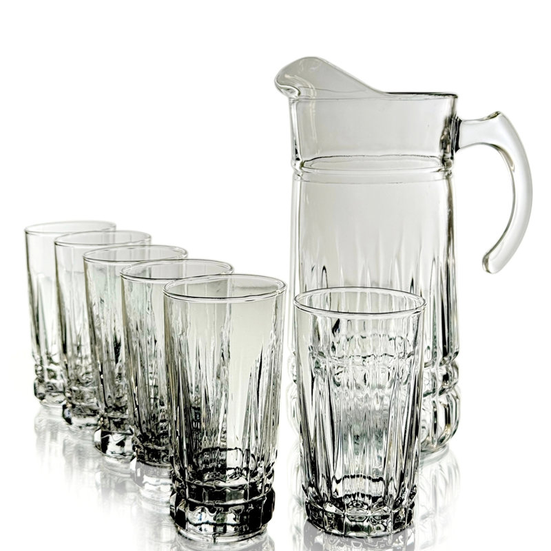 Ensemble de 6 verres et pichet Mayely