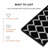 Eco-Friendly 14" x 34" Black and Ivory Diamond Heavy-Duty Rubber Boot Tray with Raised Edge for Muddy Shoes, Garden Tools & Pet Supplies — Indoor/Outdoor-2126563566-2068099077