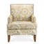 Chaises d'appoint pour beau salon, aspect de tissu jaune beige, siège rembourré en éponge haute densité, fabrication à câblage fin, joint de peinture de pied de bouleau, guide d'assemblage facile Option de siège confortable -