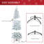 Sapin de Noël artificiel enneigé 6 pi avec 250 lumières DEL et 462 pointes