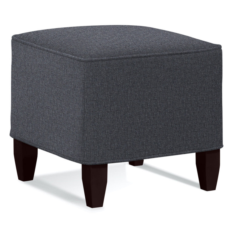Brooklyn Square Ottoman, Java , Brown Geometric, 0456-33