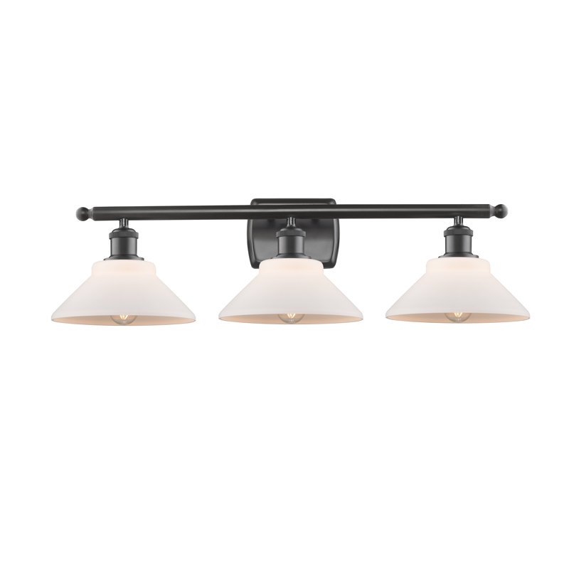 Éclairage pour salle de bain 3 lumières à intensité variable Newton St Loe, Ampoule DEL 6 watts Vinage, Bronze huilé