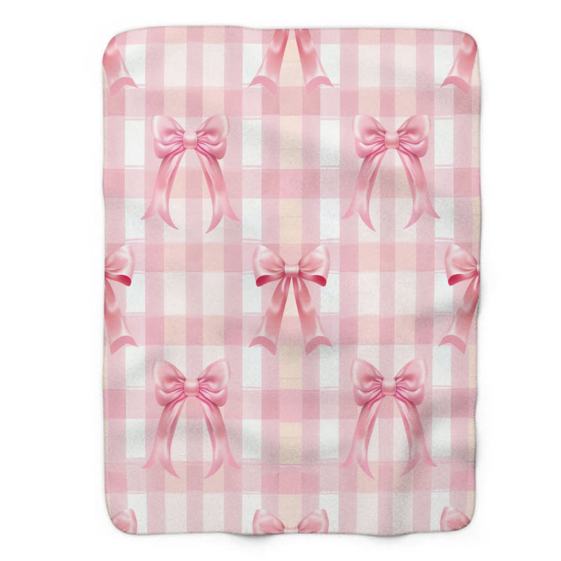 Bow Grace - 1 Piece Premium Blanket, 60" W x 80" L