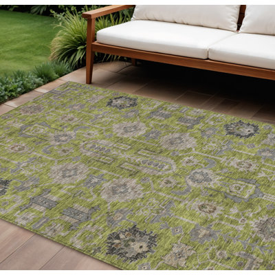 Tapis oriental lavable intérieur gris et gris anthracite 10 pi x 14 pi